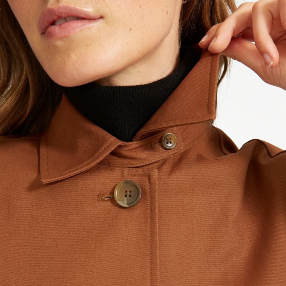 Everlane Rust Brown Pea Coat - Picture 9 of 9